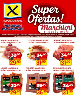 Folheto X Supermercados (válido até 5-12)