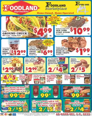 Foodland weekly ad (valid until 9-12)