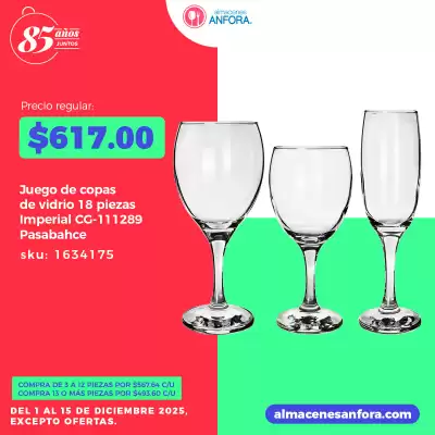 Catálogo Almacenes Anfora (válido hasta 15-12)