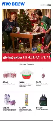 Five Below weekly ad (valid until 8-12)