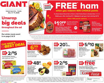 GIANT weekly ad week 49 Page 1