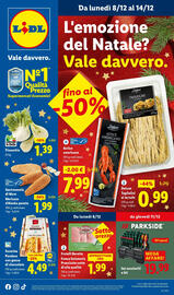 Volantino Lidl settimana 50 Pagina 1