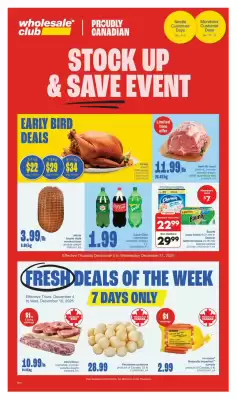Wholesale Club flyer