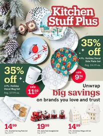 Kitchen Stuff Plus flyer week 49 Page 1