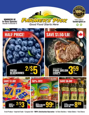 Farmer's Pick flyer (valid until 9-12)