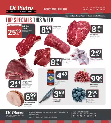 Di Pietro flyer (valid until 9-12)