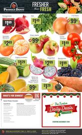 Produce Depot flyer week 49 Page 1