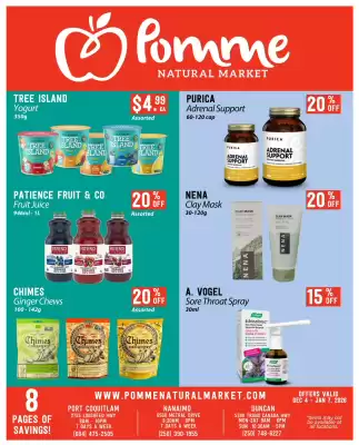 Pomme Natural Market flyer (valid until 9-12)