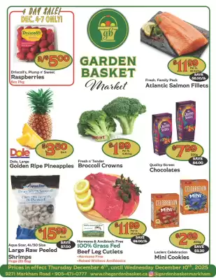The Garden Basket flyer (valid until 9-12)