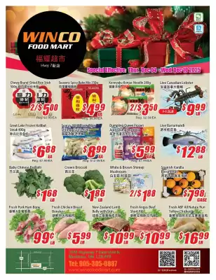 WinCo Food Mart flyer (valid until 9-12)