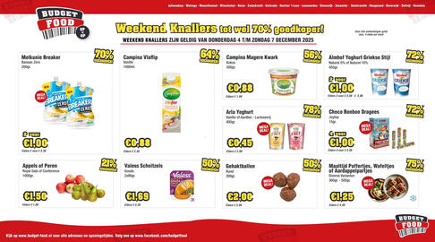 Budget Food folder Pagina 1