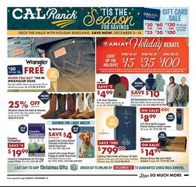C A L Ranch Stores weekly ad Page 1