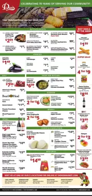 Doris Market weekly ad (valid until 9-12)