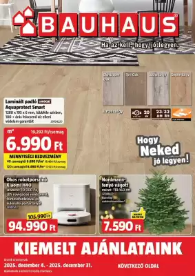 Bauhaus akciós újság (érvényes eddig: 31-12)