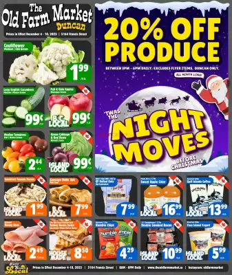 The Old Farm Market flyer (valid until 9-12)