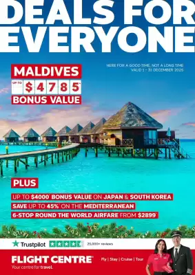 Flight Centre brochure (valid until 31-12)