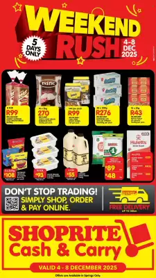 Shoprite catalogue (valid until 8-12)