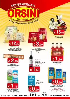 Volantino Orsini Market (valido fino al 16-12)