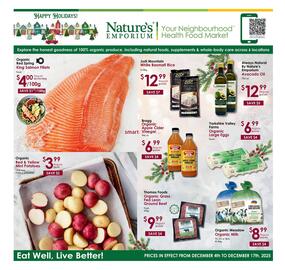 Nature's Emporium flyer Page 1
