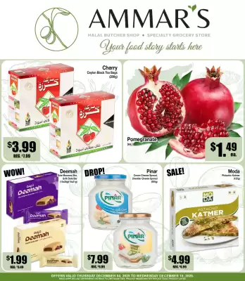 Ammar's Halal Meats flyer (valid until 17-12)