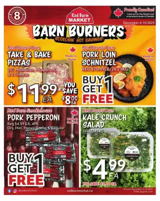 Red Barn Market flyer (valid until 10-12)