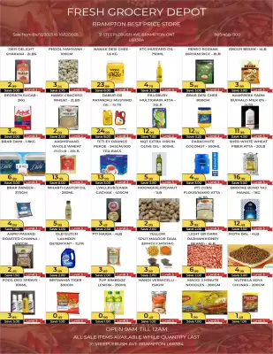 Fresh Grocery Depot flyer (valid until 10-12)
