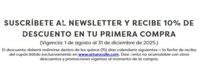 Catálogo Arturo Calle Página 1