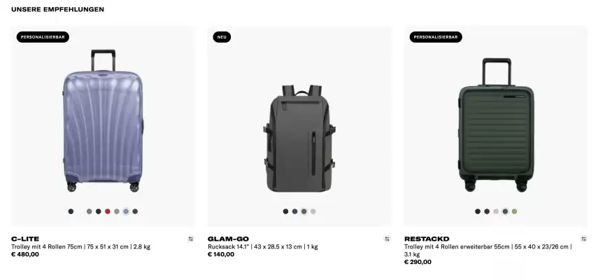 Samsonite Flugblatt (gültig bis 15-12)