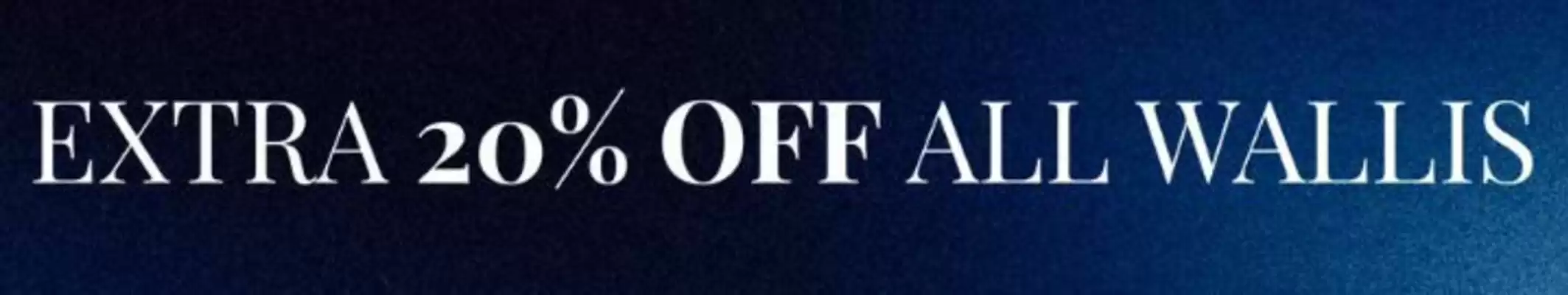 Wallis catalogue (valid until 20-12)