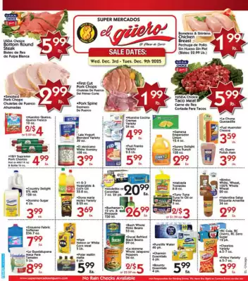 Super Mercados El Guero weekly ad (valid until 9-12)