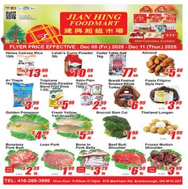 Jian Hing Supermarket flyer week 49 Page 1