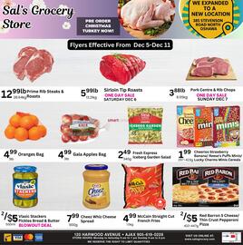 Sal's Grocery flyer week 49 Page 1