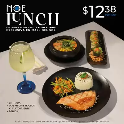 Catálogo Noe Sushi Bar (válido hasta 4-12)