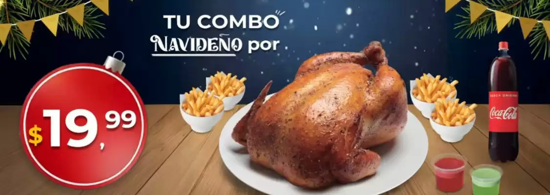 Catálogo Texas Chicken (válido hasta 24-12)