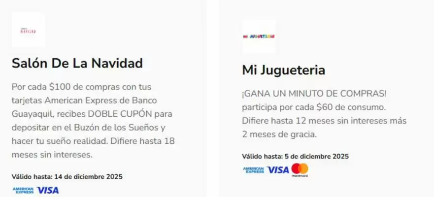 Catálogo Banco Guayaquil (válido hasta 14-12)