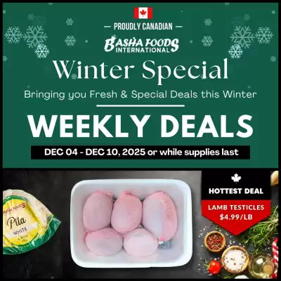 Basha Foods flyer (valid until 10-12)