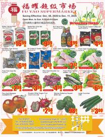 Fu Yao Supermarket flyer week 49 Page 1