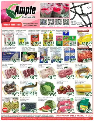 Ample Food Market flyer (valid until 11-12)