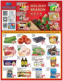 FreshLand Supermarket flyer week 49 Page 1