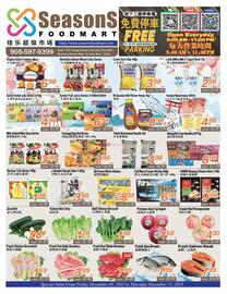 Seasons Foodmart flyer week 49 Page 1