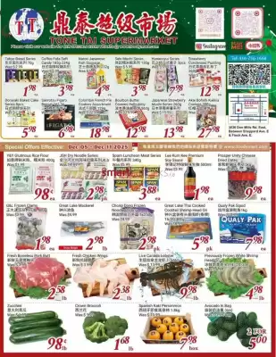 Tone Tai Supermarket flyer (valid until 11-12)