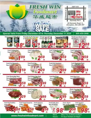 Fresh Win Foodmart flyer (valid until 11-12)