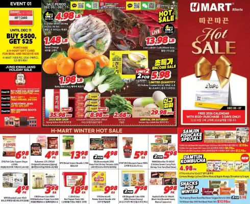 H-Mart flyer (valid until 7-12)
