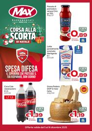 Volantino MAX Supermercati Pagina 1
