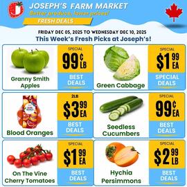 Joseph's Farm Market flyer week 49 Page 1