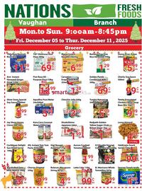 Nations Fresh Foods flyer week 49 Page 1