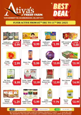 Atiya's Fresh Farm flyer (valid until 11-12)