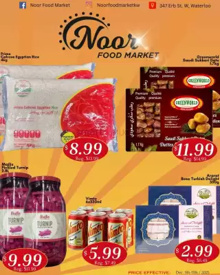 Noor Food Market flyer (valid until 11-12)