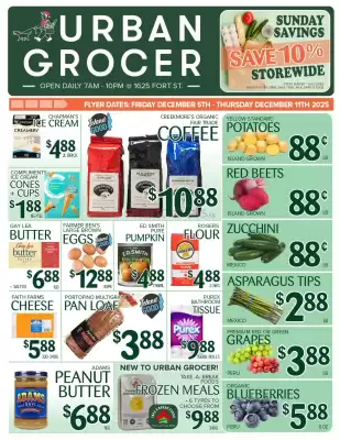Urban Grocer flyer (valid until 11-12)