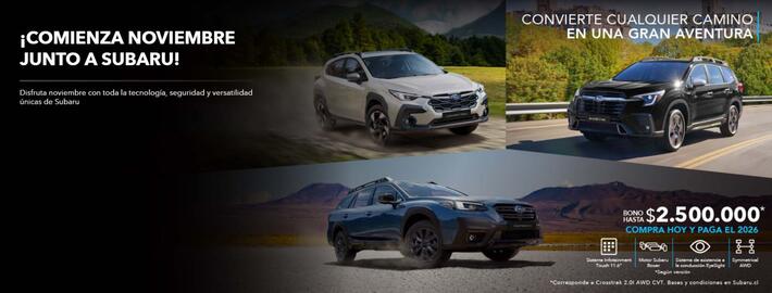 Catálogo Subaru Página 1